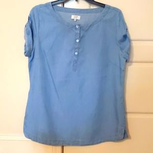 Crown and Ivy Chambray top